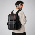 Leather Laptop Backpack for Men – product image 9