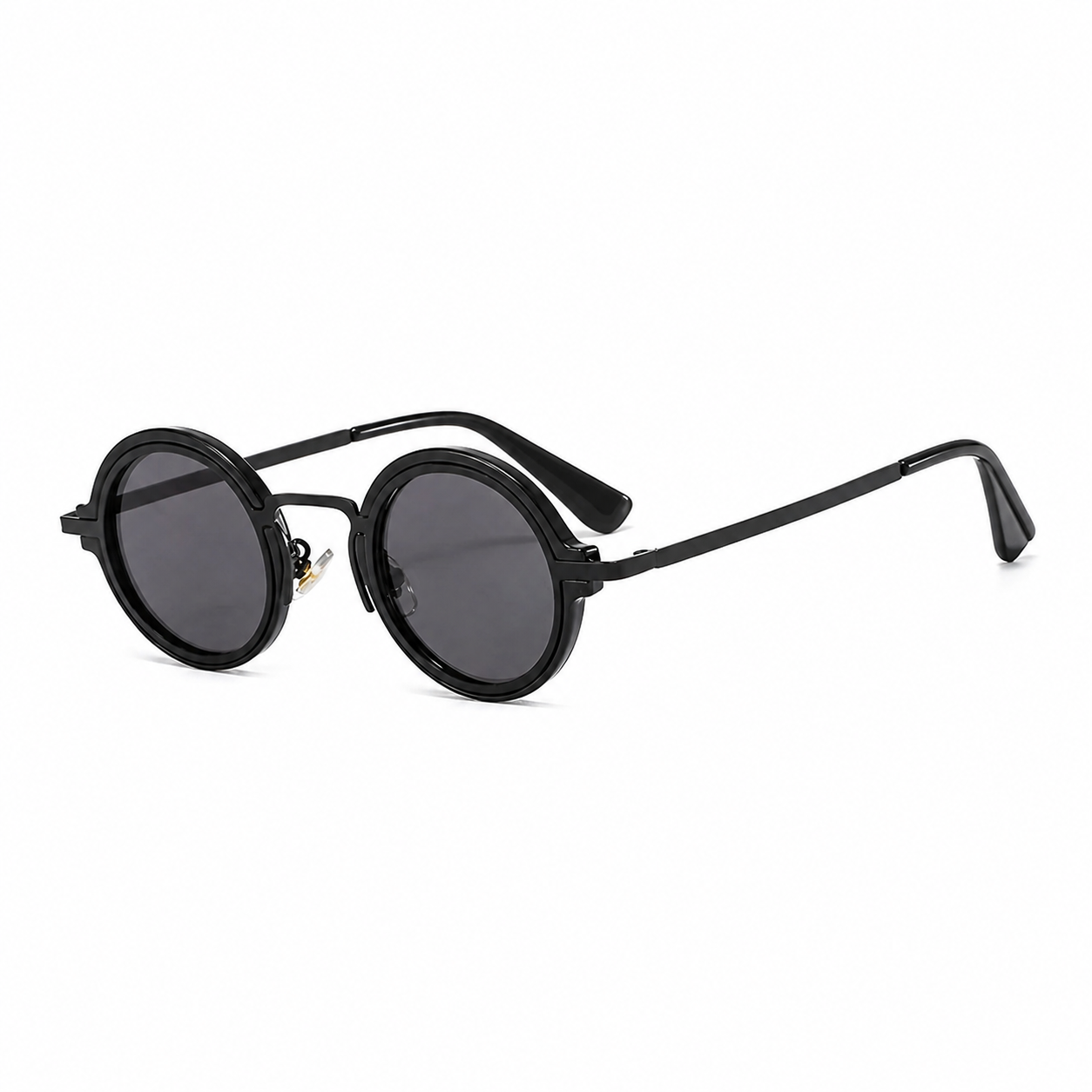 ANTWERP round polarized sunglasses gallery-05 on pure white