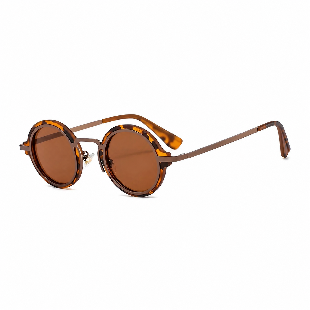 ANTWERP round polarized sunglasses gallery-07 on pure white