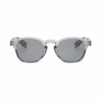 BARCELONA crystal frame grey lens sunglasses front view on pure white