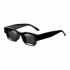 CANNES black polarized sunglasses diagonal view on pure white