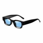 CANNES black sky polarized sunglasses diagonal view on pure white