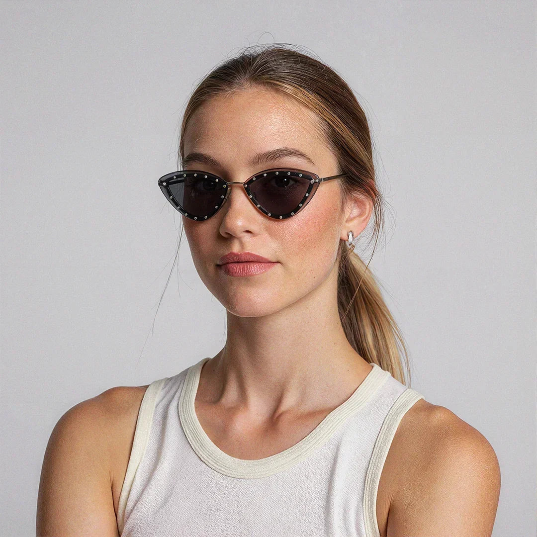 Polarized UV400 Cat-Eye Metal Sunglasses – Legacy MILANO
