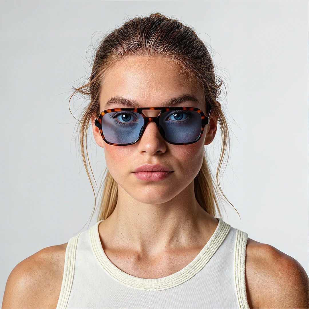 Polarized UV400 Square Navigator Sunglasses – Legacy MIAMI