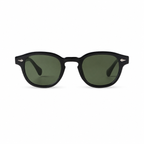 Legacy BUENOS AIRES black frame green lens front view on pure white
