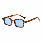 HELSINKI tortoise frame light blue lens angled view on pure white