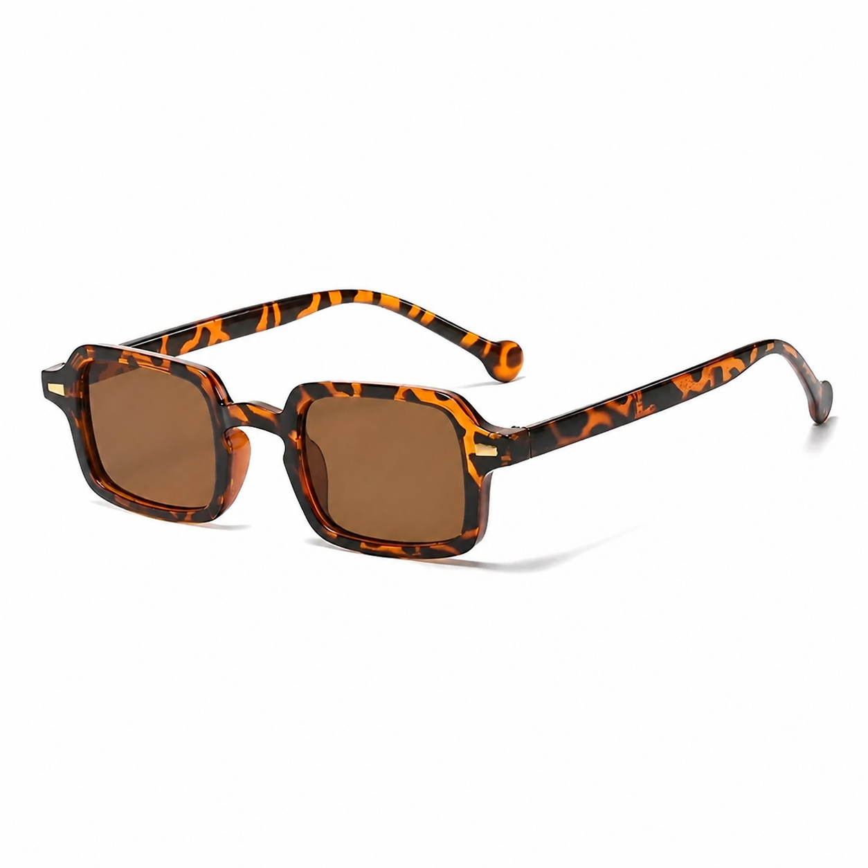 HELSINKI tortoise frame brown lens angled view on pure white