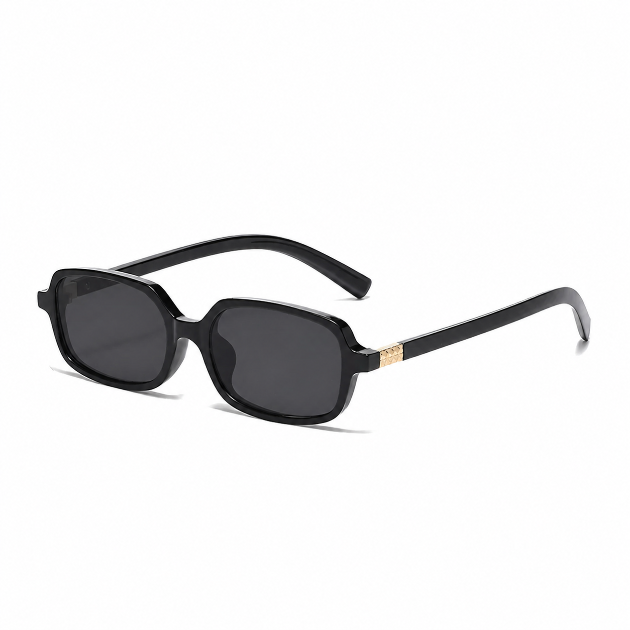 Legacy SEVILLE black frame black lens angled view