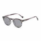 VANCOUVER grey frame grey lens sunglasses angle view