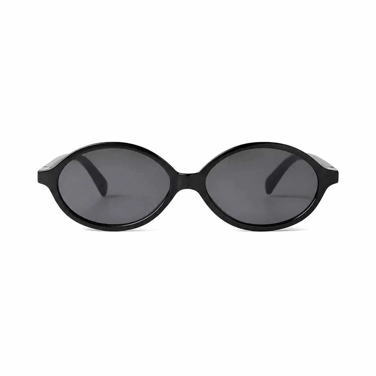 MARRAKECH oval sunglasses black black front