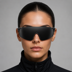 NASH Graphite Black Lightweight Shield Sunglasses 5