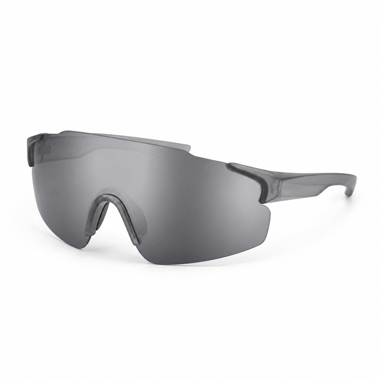 NASH Smoke Grey Lightweight Shield Sunglasses 2
