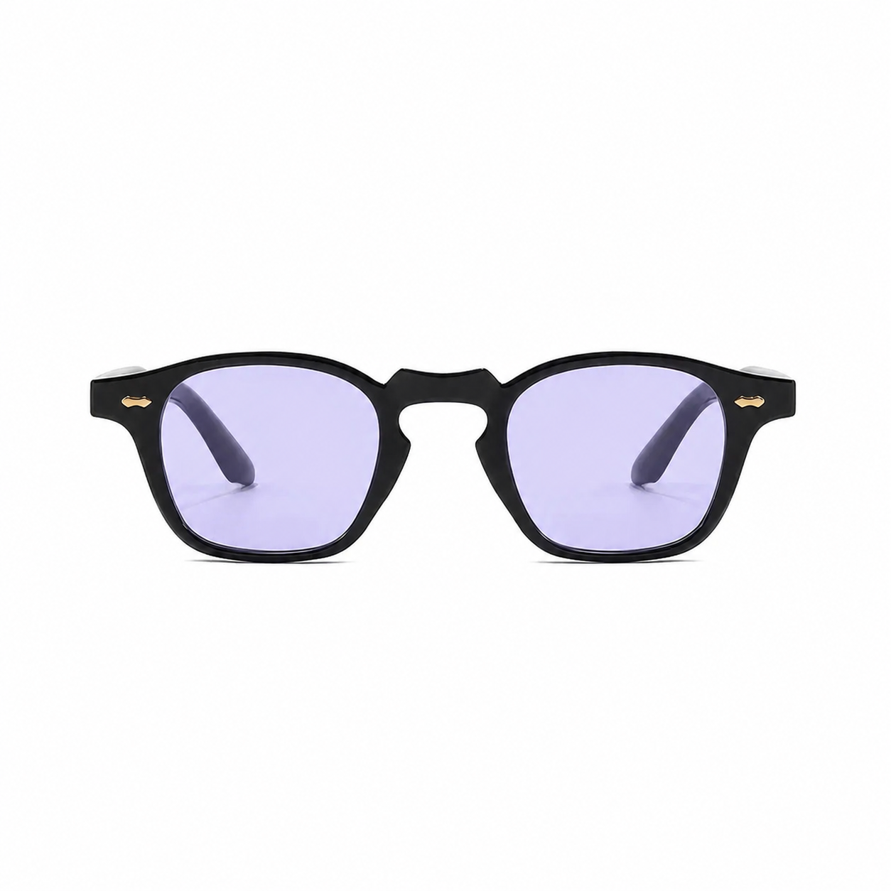 PARIS polarized UV400 square sunglasses on pure white background