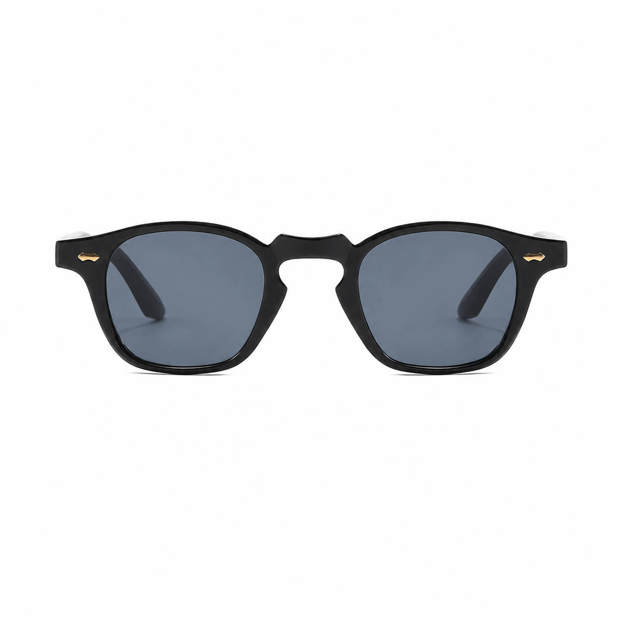 PARIS polarized UV400 square sunglasses on pure white background
