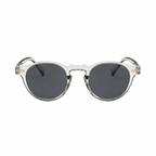 Legacy PORTO clear frame round sunglasses front view